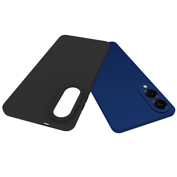 SKALO Samsung S25 Edge Mattsvart Ultratunn TPU Skal - Svart Svart