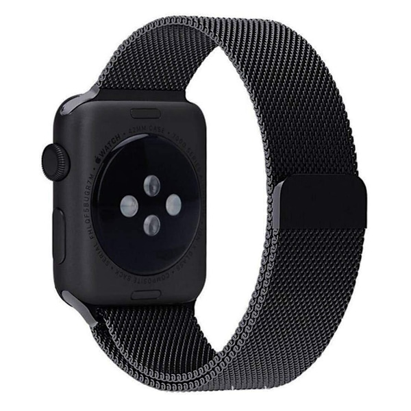 SKALO Milanese Loop Apple Watch Series 10 42mm - Fler färger Svart