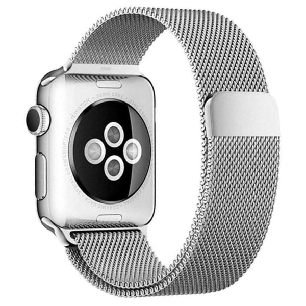 SKALO Milanese Loop Apple Watch Series 1-3 38mm - Vælg farve Silver