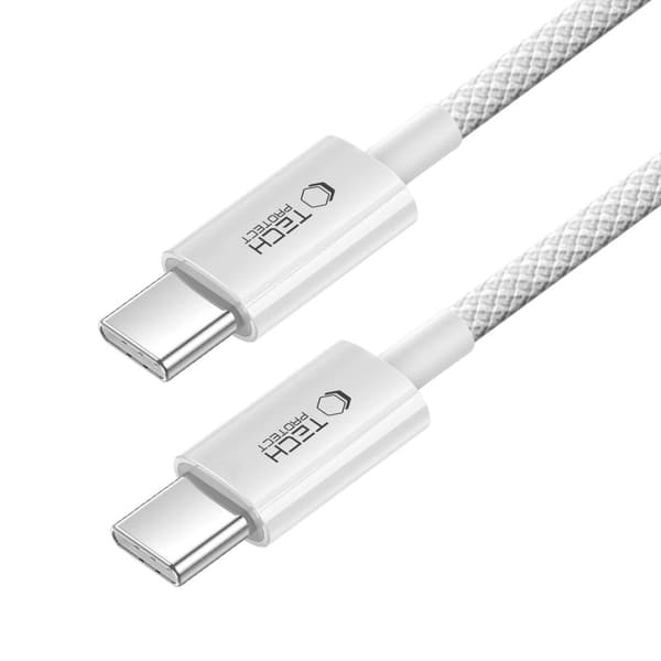 Tech-Protect Ultraboost Lite USB-C-kabel 60W 1m - Cool Grey grå