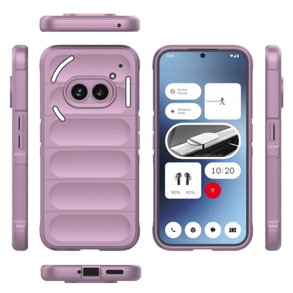 SKALO Nothing Phone (2a) Rugged Bumpers TPU-Cover - Lilla Purple