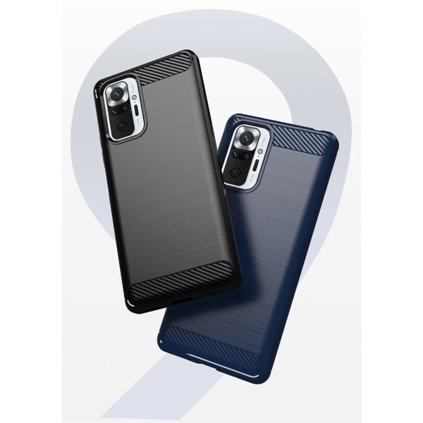 Stöttåligt Armor Carbon TPU-skal Xiaomi Redmi Note 10/10S Red
