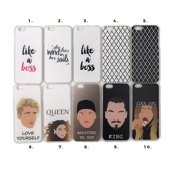 Skal med motiv iPhone 6/6S MultiColor #10