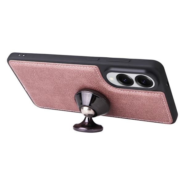 SKALO Samsung S25 Edge 2-in-1 Magneettinen Irrotettava Lompakkokotelo - Ruusukulta Pink gold