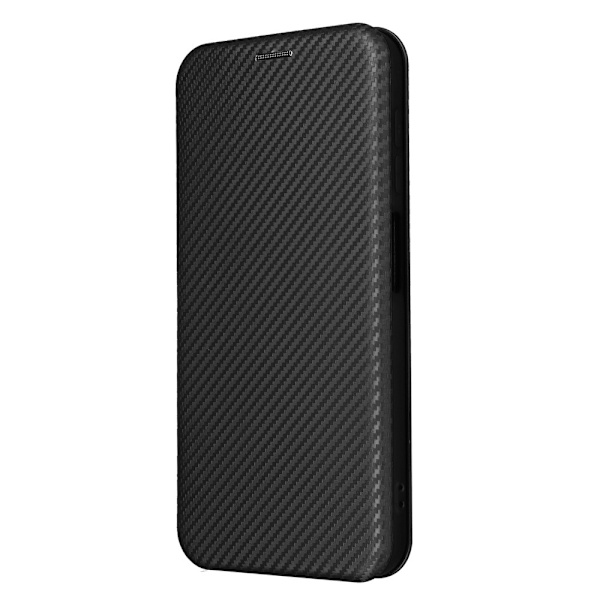 SKALO Samsung A25 5G Carbon Fiber Plånboksfodral - Svart Svart
