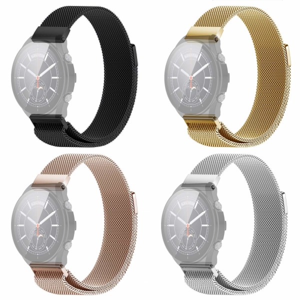 SKALO Milanese Loop to Xiaomi Watch S1 / S1 Active - Valitse väri Silver