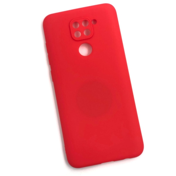 Xiaomi Redmi Note 9 Ultra-ohut silikonikotelo - enemmän värejä Red