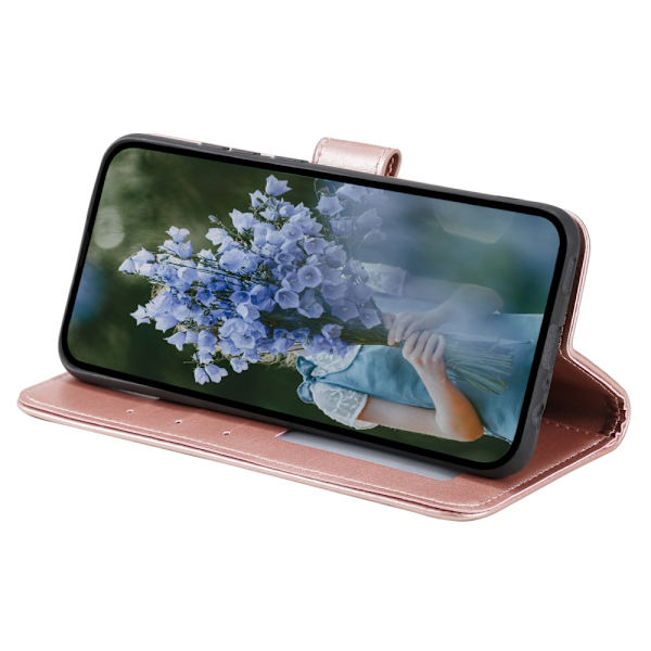 SKALO Xiaomi Redmi A3 Mandala Plånboksfodral - Roséguld Rosa guld