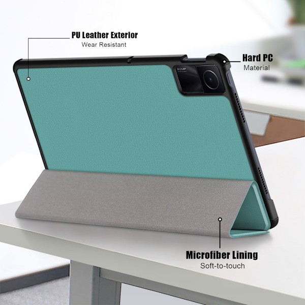 SKALO Xiaomi Redmi Pad SE Trifold Suojakotelo - Vihreä Green