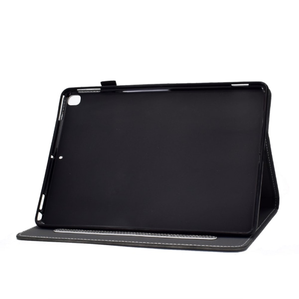 SKALO iPad 10.2 PU-læder Flip Cover - Sort Black