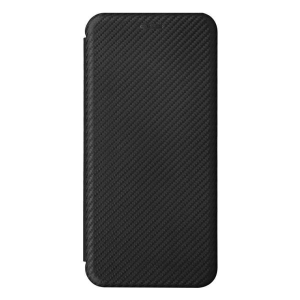 SKALO Samsung A33 5G Carbon Fiber Lompakkokotelo - Musta Black