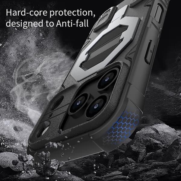 SKALO iPhone 17 Pro Max Armor Matrix Cover - Sort Black