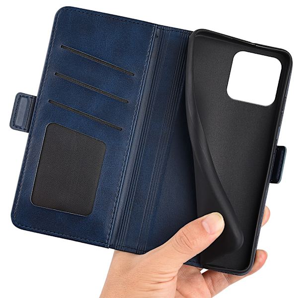 SKALO Xiaomi 13 5G Premium Wallet Lompakkokotelo - Sininen Blue