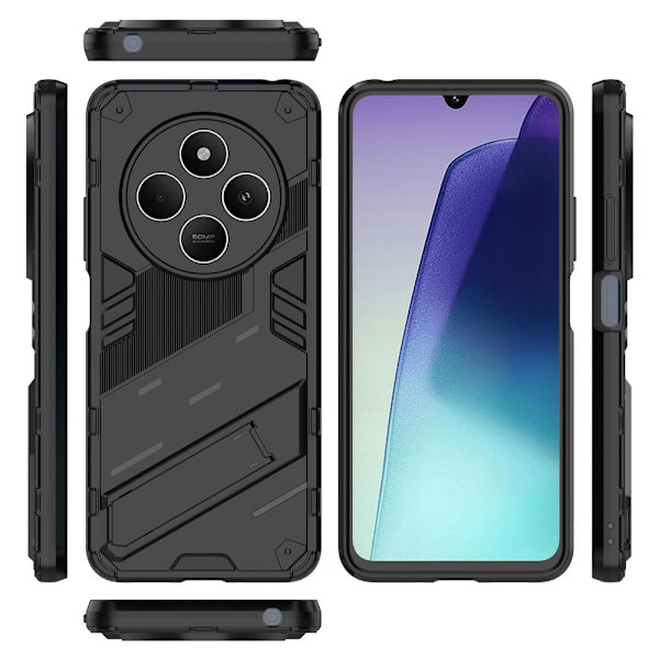 SKALO Xiaomi Redmi 14C Armor Hybrid Skal - Svart Svart