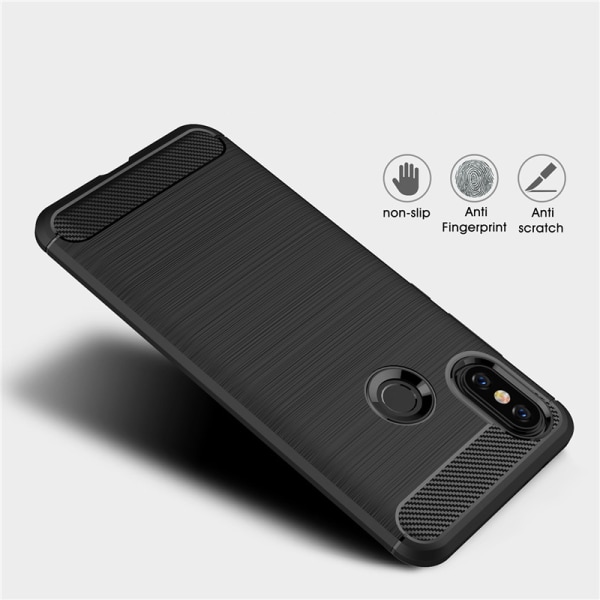 Stöttåligt Armor Carbon TPU-skal Xiaomi Mi A2 Red