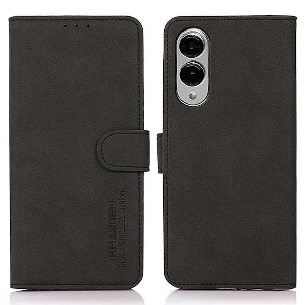 SKALO Samsung S25 Edge KHAZNEH Lompakkokotelo - Musta Black