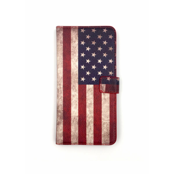Lompakkokotelo Lippu iPhone 6 / 6S PLUS MultiColor USA