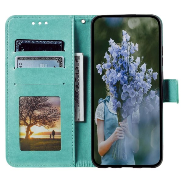 SKALO Samsung S23 Mandala lompakkokotelo - Turkoosi Turquoise