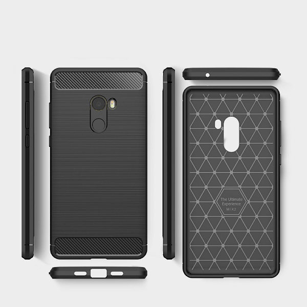 Stöttåligt Armor Carbon TPU-skal Xiaomi Mi Mix 2 - fler färger grå