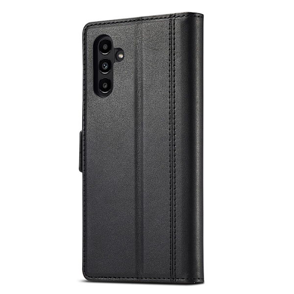 SKALO Samsung A14 4G/5G LC.IMEEKE Lompakkokotelo PU-nahkaa - Musta Black