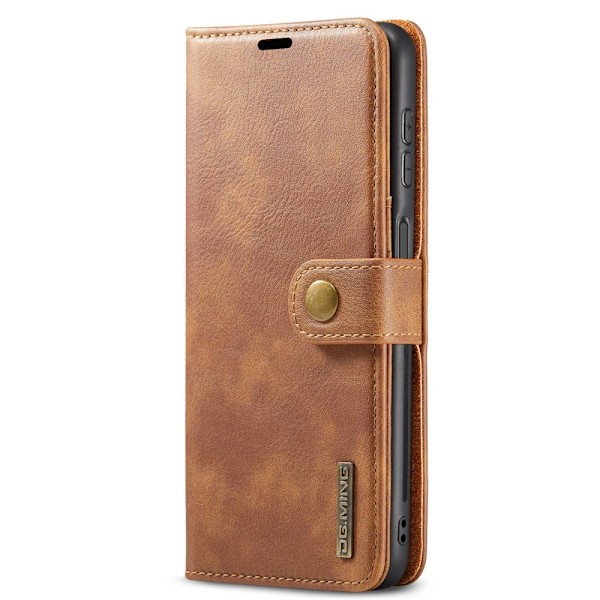 DG MING Samsung A23 5G 2-in-1 magneetti lompakkokotelo - Ruskea Brown
