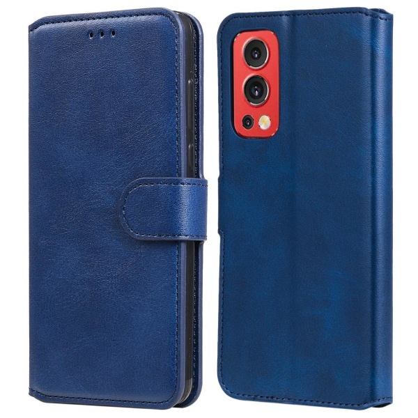 SKALO OnePlus Nord 2 Klassiskt Plånboksfodral - Blå Blue