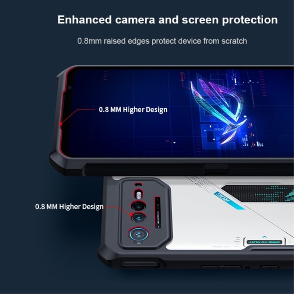 XUNDD Asus ROG Phone 6/6Pro/6D/6D Ultimate 5G Beatle Series Suoj Transparent