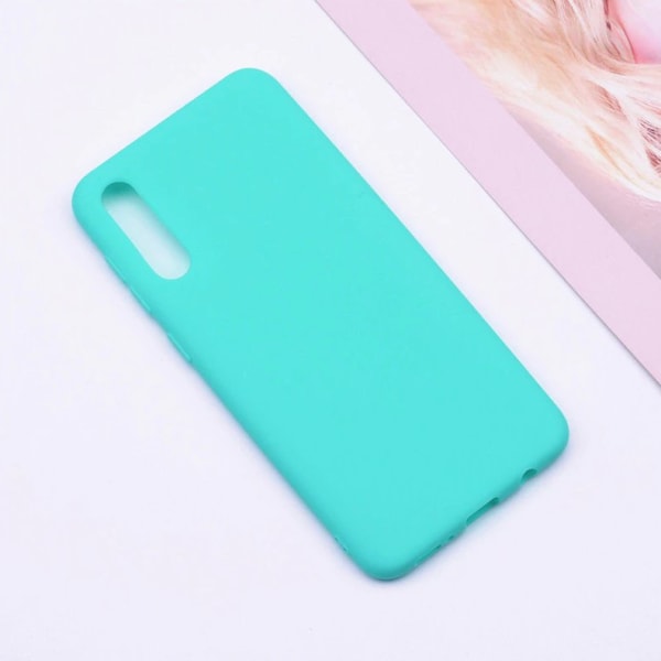 SKALO Samsung A50 Ultratynd TPU-skal - Vælg farve Turquoise