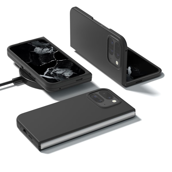 ABEEL Google Pixel 9 Pro Fold Skin Touch Suojakuori - Musta Black