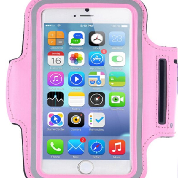Harjoitusrannekoru iPhone 5 / 5S / SE:lle - enemmän värejä Light pink