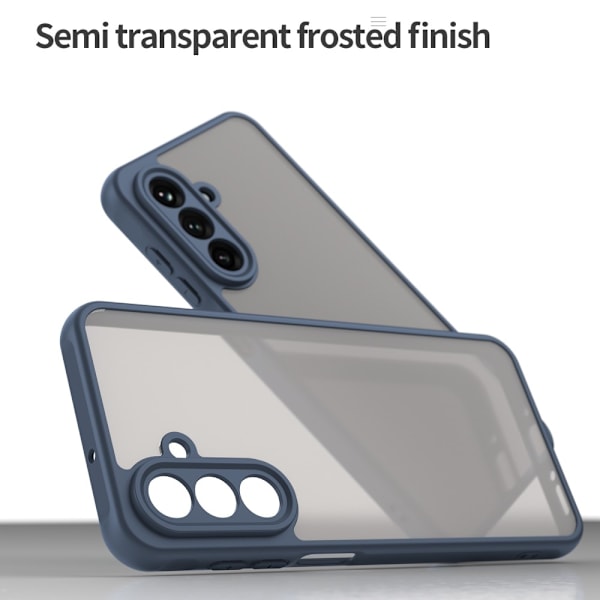 SKALO Samsung A26 5G Color Bumper Frosted Suojakuori - Sininen Blue