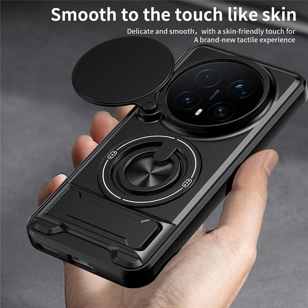SKALO Kameraslider Ring/Stativ Cover til Honor Magic8 Pro - Sort Black