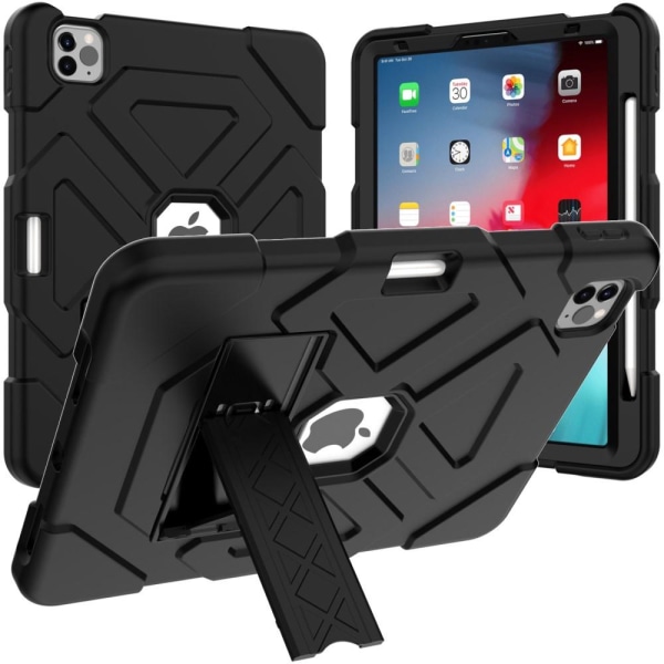 SKALO iPad Air (2020/2022) Extra Shockproof Armor Shockproof Cov Black