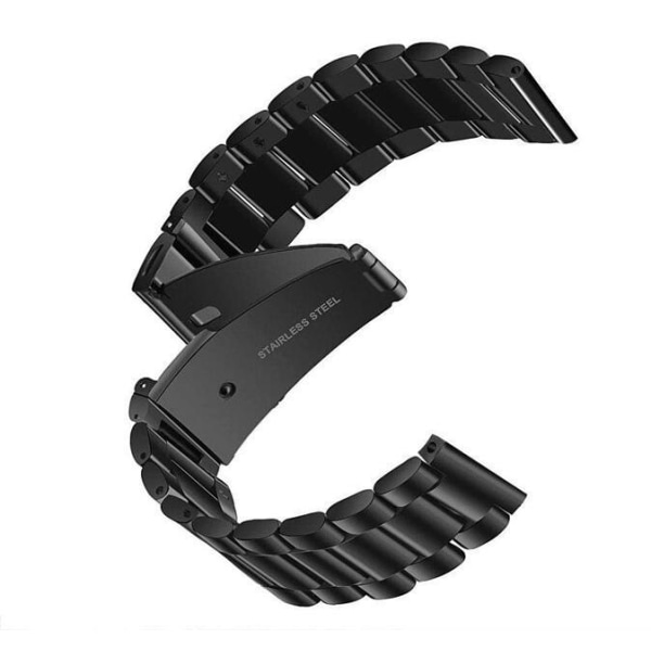 SKALO Teräsranneke Samsung Watch Active2 44mm - Valitse väri Black