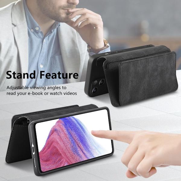 SKALO Xiaomi 15 CASENEO MW-02 Lompakkokotelo - Musta Black