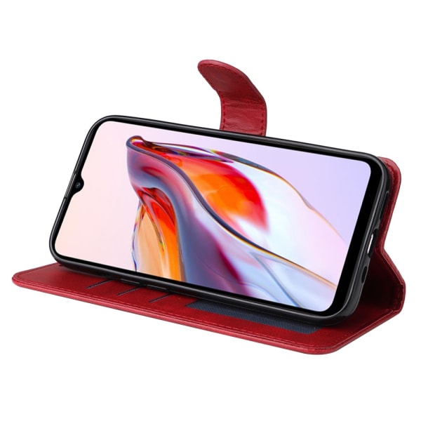 SKALO Xiaomi Redmi 12C 4G Plånboksfodral i PU-Läder - Röd Röd