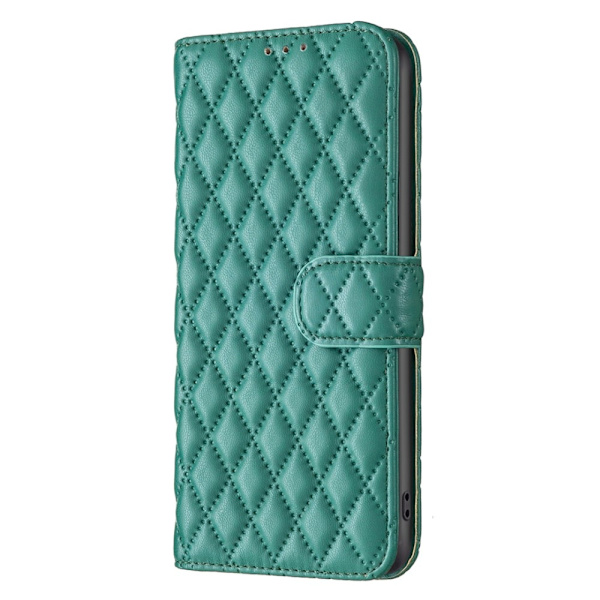 SKALO Xiaomi Redmi A3 BINFEN COLOR Tikattu Lompakko - Vihreä Green