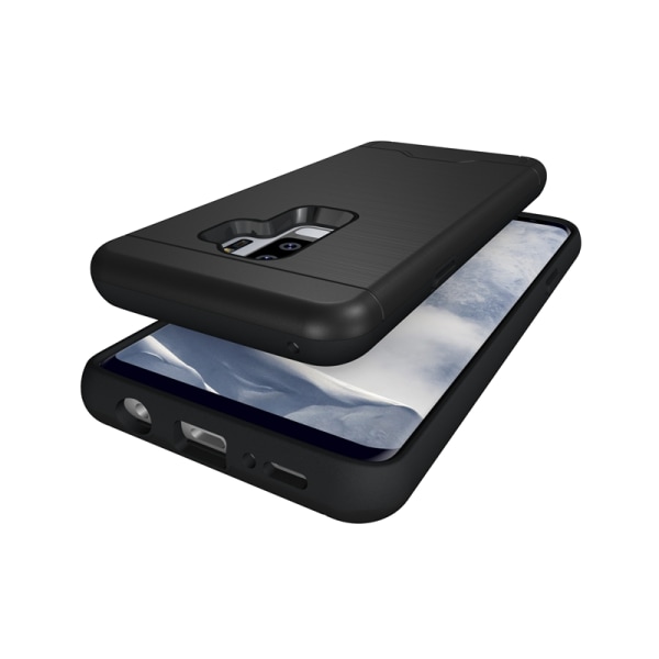 Samsung S9 PLUS | Armor skal | Korthållare Blue