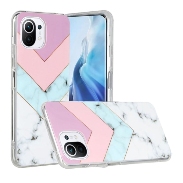 SKALO Xiaomi Mi 11 Lite Marmor TPU-skal - Motiv 10 Multicolor