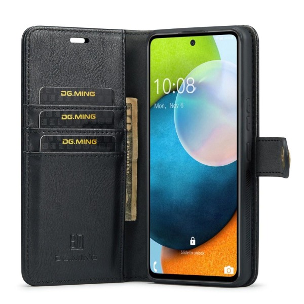 DG MING Samsung A53 5G 2-i-1 Magnet Plånboksfodral - Svart Svart