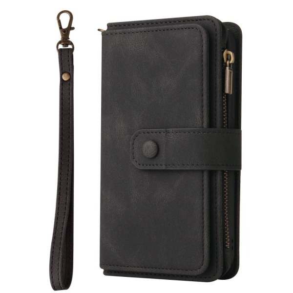 SKALO Samsung A04s 4G Big Wallet 17-RUM Pungetui - Sort Black