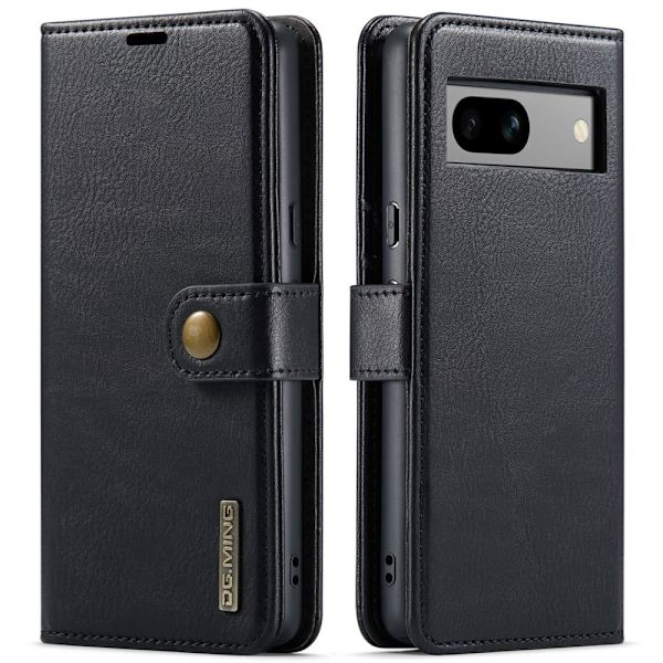 DG MING Google Pixel 8a 2-i-1 Magnet Plånboksfodral - Svart Svart