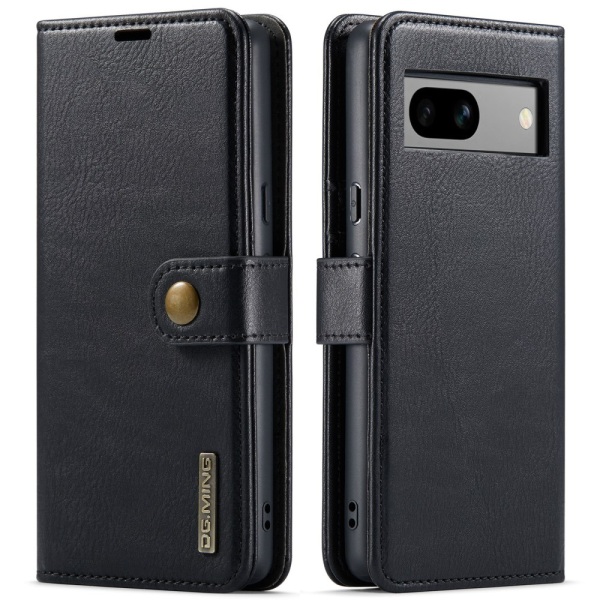 DG MING Google Pixel 8a 2-i-1 Magnet Pungetui - Sort Black