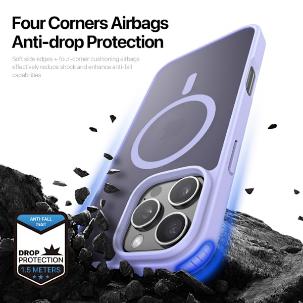 DUX DUCIS iPhone 16 Pro Yind Series Matte Finish Cover - Lilla Purple