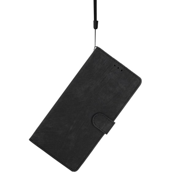 SKALO iPhone 15 Pro Max Plånboksfodral i PU-Läder - Svart Svart