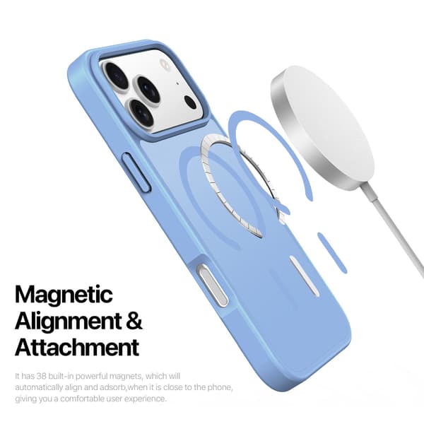 DUX DUCIS Yind Series Matte Finish Cover til iPhone 18 Pro - Blå Blue