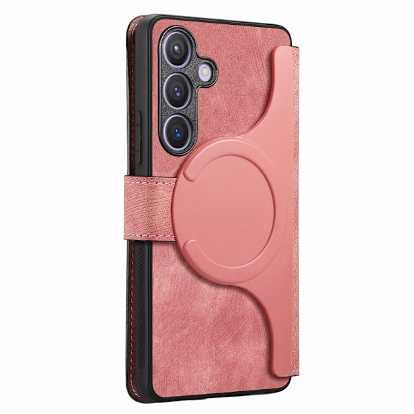 SKALO Samsung S25 CASENEO MW-03 Plånboksfodral - Rosa Rosa