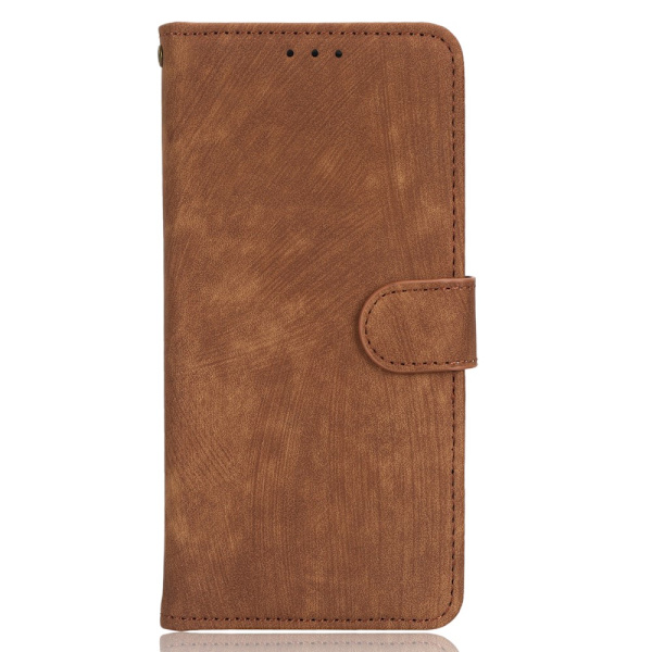 SKALO Google Pixel 8 Pro Flip Cover m. pung i PU-læder - Brun Brown