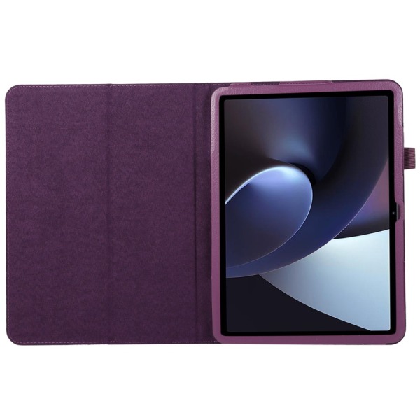 SKALO OnePlus Pad Duofold Litchi Suojakotelo - Violetti Purple