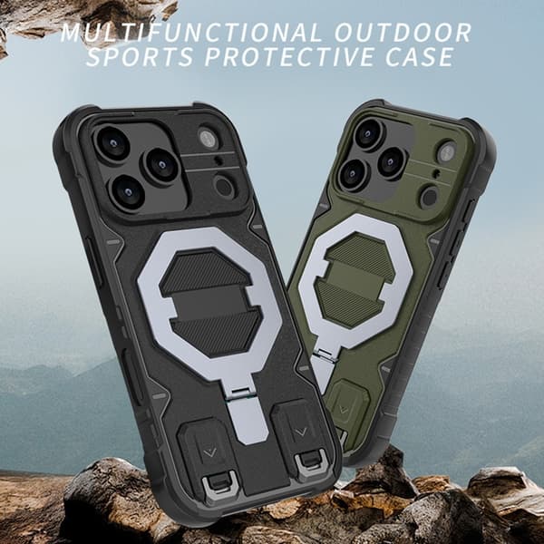 SKALO iPhone 17 Pro Max Armor Matrix Cover - Sort Black
